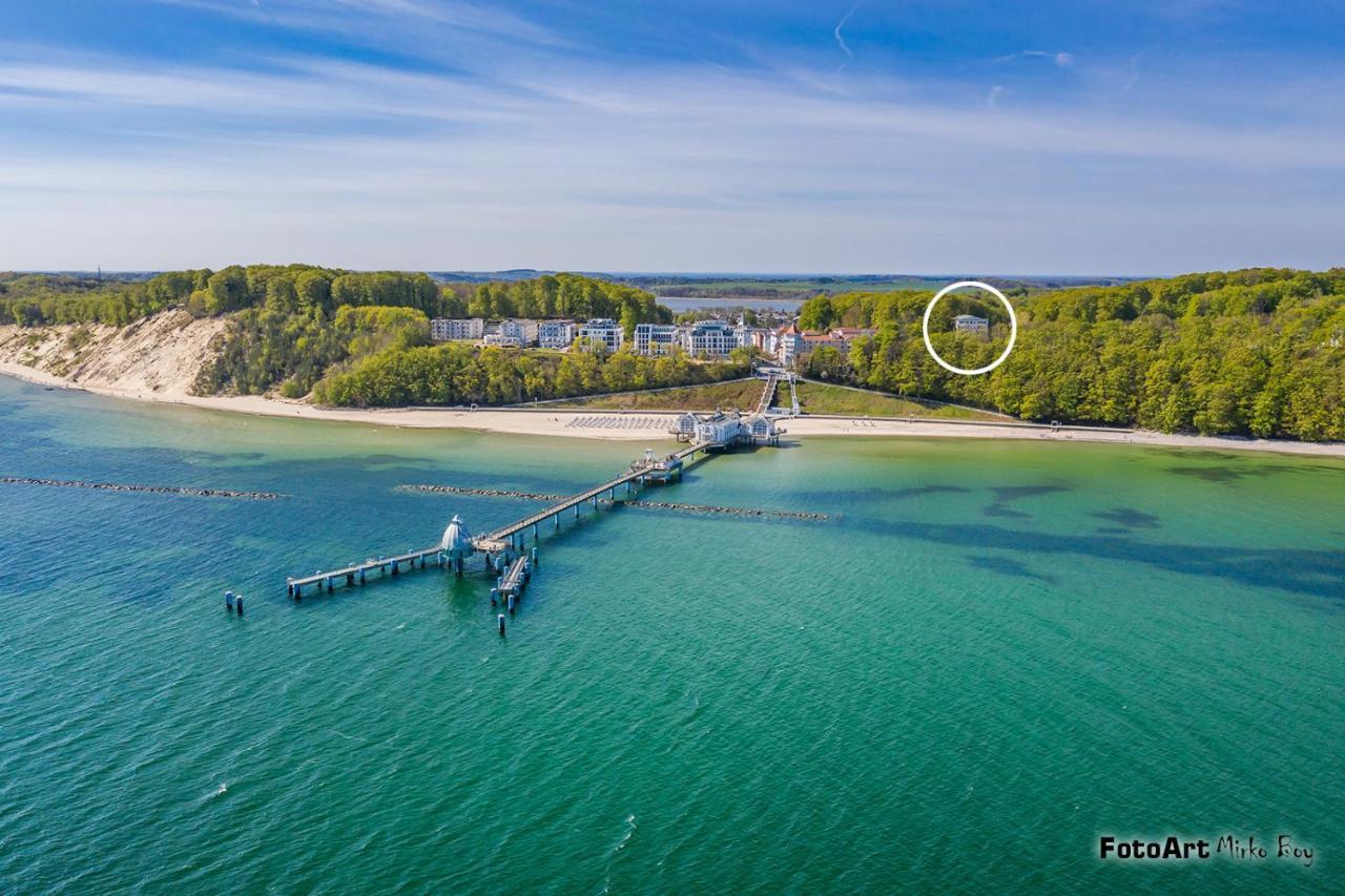 Residenz Seeblick, Fewo 10 Mit Balkon Und Ostseeblick Sellin  Dış mekan fotoğraf